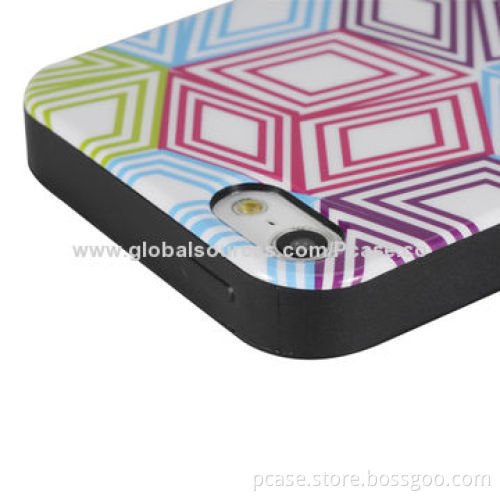 TPU IMP Case with pattern for iPhone 5S, OEM Packaging Welcomed